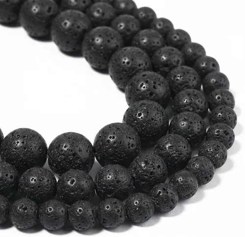 Vista 16 de 60 cuentas de piedra natural de 15⁄64 pulgadas (6 mm) con cuentas de amazonita pulidas, cuentas sueltas redondas de piedra natural con poder Piedra