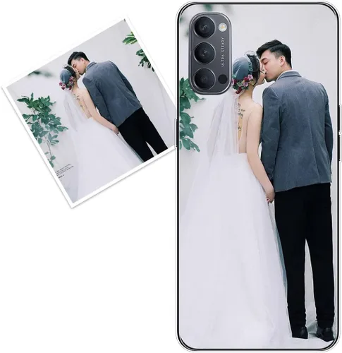 Vista 148 de Funda personalizada compatible con Oppo A1 Pro, fundas de teléfono personalizadas con imagen de foto, imagen de texto, cubierta transparente