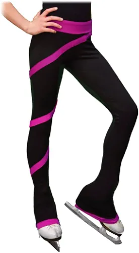 Vista 2 de ChloeNoel P06 - Pantalones de patinaje artístico en espiral