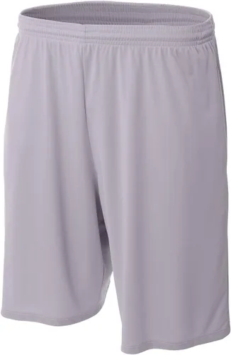 Vista 8 de A4 Pantalón corto con bolsillo para control de la humedad de 9" para hombre Granate