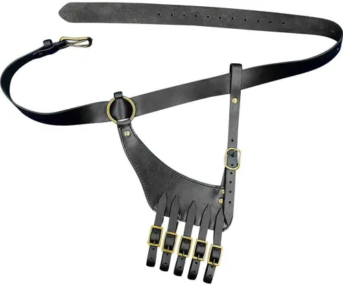 Vista 26 de BLESSUME Cinturón medieval de caballero con espada rana funda de estoque, soporte de vaina de estoque, 1 unidad