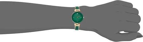 Vista 3 de Anne Klein Reloj de pulsera con esfera de diamante genuino para mujer