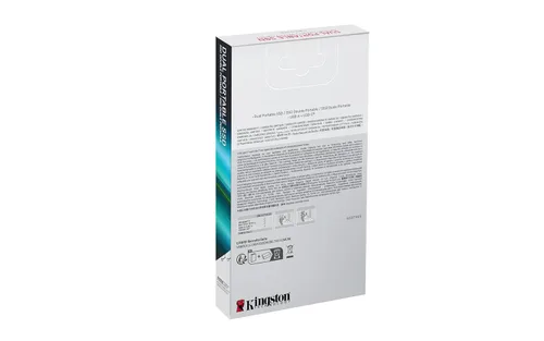 Vista 6 de Kingston SSD portátil dual USB-A/C de 512 GB Hasta 1050 MB/s USB 3.2 Gen 2 SPSD/512GB