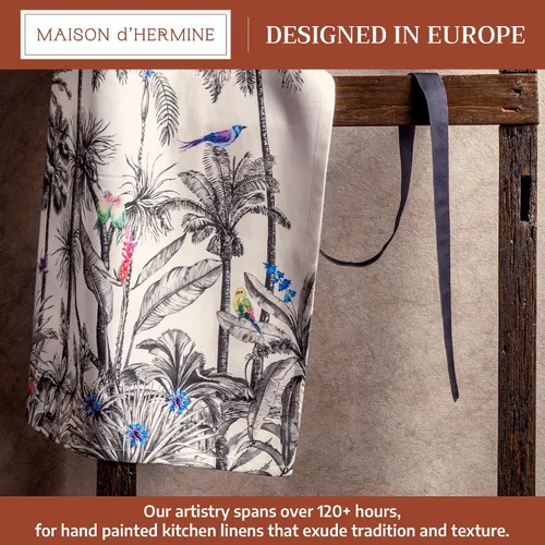 Vista 97 de Maison d' Hermine Delantales para mujer con bolsillo, 100% algodón (27.50 x 31.50 pulgadas)
