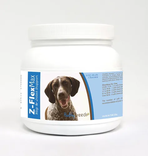 Vista 5 de Healthy Breeds Afghan Hound Z-Flex Max - Masticables suaves para cadera y articulaciones, 100