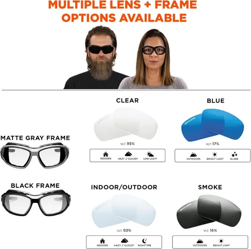Vista 7 de Ergodyne Gafas de seguridad Skullerz LOKI