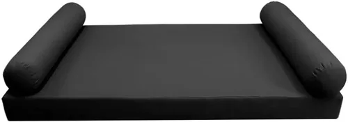 Vista 3 de Style5 Full Outdoor Daybed Mattress Bolster Knife Edge Insert and Cover Complete Set - AD003