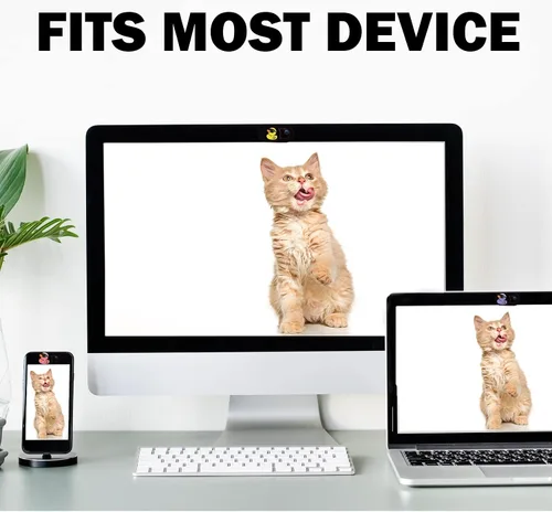 Vista 3 de Funda para cámara de laptop, funda deslizante para cámara web para privacidad, se adapta a mini PC, PC, superficie, tableta, computadora