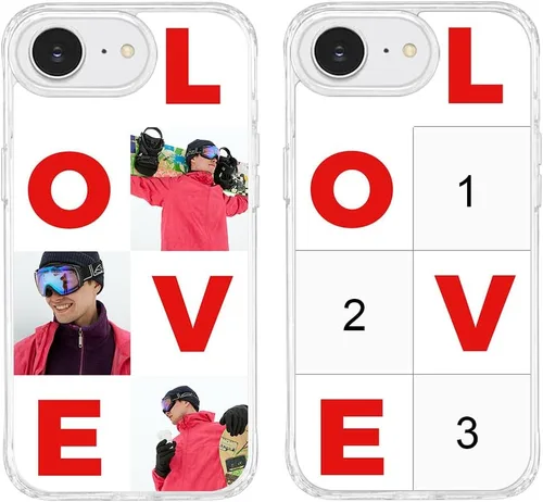 Vista 152 de Funda de teléfono personalizada para Apple iPhone 8 Plus iPhone 7 Plus, personalizada con foto, imagen, texto, imagen, diseño de imagen