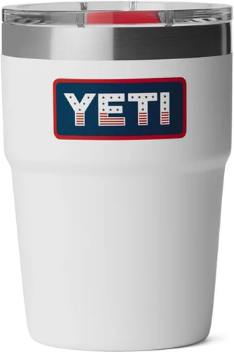 Vista 25 de YETI Rambler - Vaso apilable de 16 onzas, aislado al vacío, de acero inoxidable con tapa MagSlider Apilable