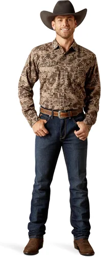 Vista 3 de ARIAT Camisa Sendero Desert Retro Fit para hombre
