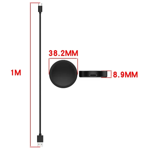 Vista 5 de Compatible con Samsung Galaxy Watch 8/8 Classic/Ultra (2025)/7/FE/6/6 Classic/5/5 Pro/4/4 Classic/3/Active Charger Dock Base de carga de alta