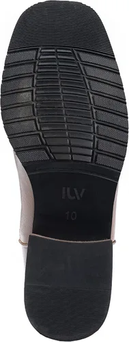 Vista 5 de IUV Botas vaqueras para hombre, botas occidentales, duraderas, clásicas, bordadas, punta cuadrada, botas tradicionales