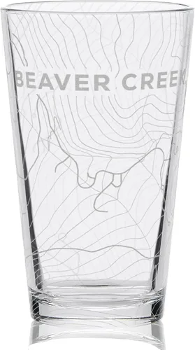 Vista 7 de ASPEN COLORADO - Vaso de pinta grabado Gran idea de regalo de mapa de topografía de montaña de estación de esquí