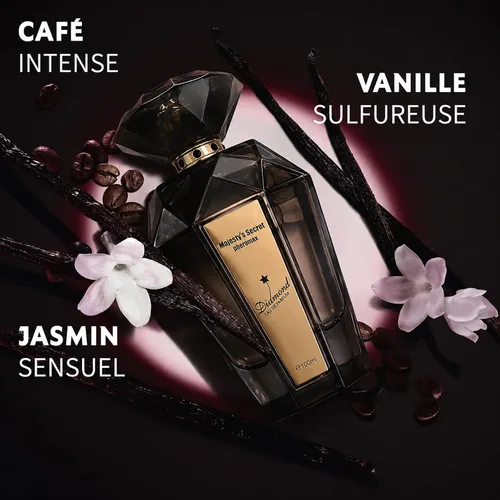 Vista 4 de TAN Noir Shine Perfume para mujer, 3.4 onzas líquidas, Eau de Parfum en aerosol, fragancia Sweet Vanilla Coffee Gourmand con notas de jazmín