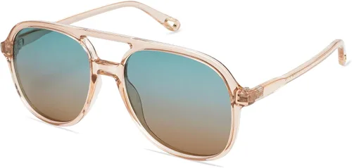 Vista 15 de SOJOS Gafas de sol de aviador polarizadas retro para mujer SJ2174 Tortuga ámbar/marrón
