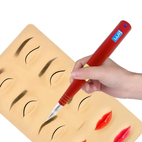 Vista 6 de Kit de máquina de tatuaje giratoria de maquillaje permanente con 10 agujas B643