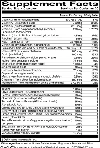 Vista 8 de ScienceBased Health MacularProtect Complete - Suplemento de salud ocular AREDS 2 y multivitamínico diario - Más de 30 nutrientes con luteína
