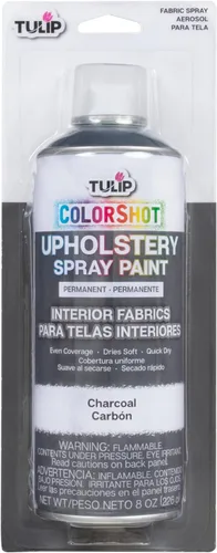 Vista 7 de TULIP ColorShot - Pintura en aerosol de tela para tapicería, pintura de tela permanente para muebles, 8 onzas, negro