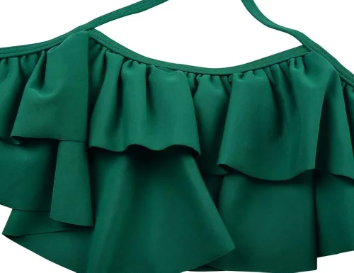 Vista 3 de Hilor - Bikini de dos piezas para niña