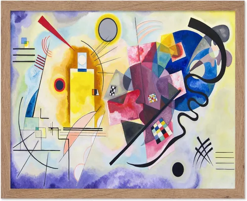 Vista 33 de Poster Master Póster vintage Wassily Kadinsky – Impresión retro delicada de tensión – Arte de formas geométricas – Arte abstracto – Arte moderno