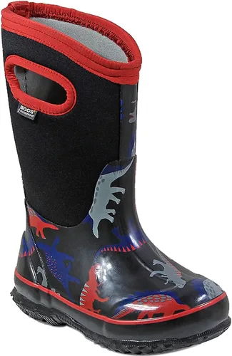 Vista 23 de BOGS Botas de nieve unisex de neopreno con aislamiento de goma de alta impermeabilidad para niños Negro