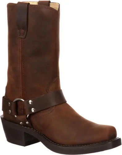 Vista 8 de Durango Botas de arnés de 11" para hombre Marrón desteñido