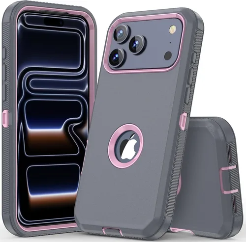 Vista 18 de COOYA Funda para iPhone Air de Protección Completa del Cuerpo contra Caídas, Funda Resistente a Prueba de Golpes de 3 Capas, Híbrida de Servicio