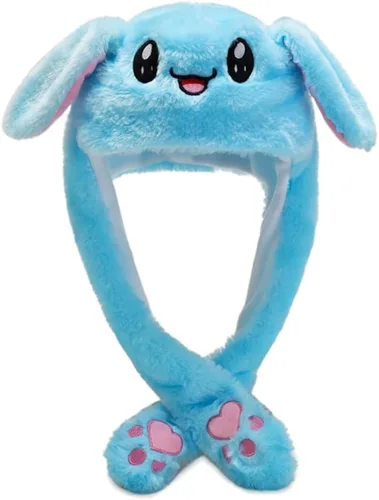 Vista 13 de CICITOYWO Sombrero de Animal de Peluche Divertido con Orejas en Movimiento, Gorra Saltarina Linda, Unisex, Regalo para Niños y Adultos, Fiesta