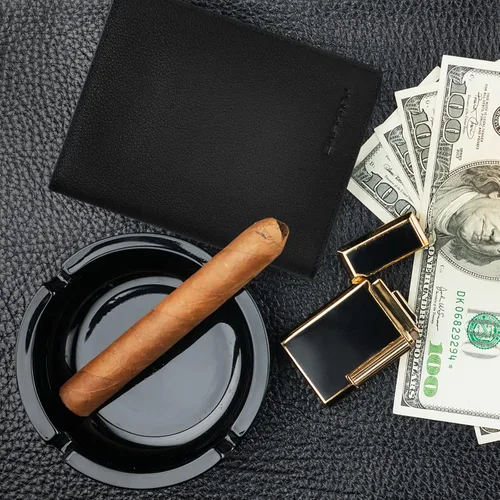 Vista 2 de Funda de cuero genuino para pasaporte, billetera con bloqueo RFID, BAPHITY de lujo y simple, Grano negro, Classic