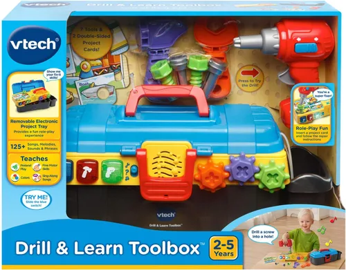 Vista 6 de VTech Caja de herramientas para taladrar y aprender