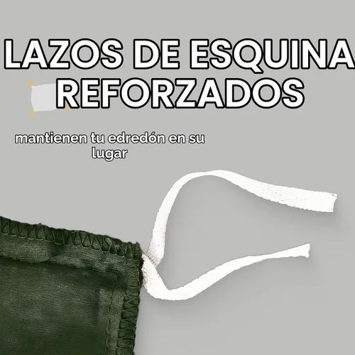 Vista 5 de White Classic Funda de edredón verde oscuro tamaño Queen, funda de edredón de microfibra con cremallera, juego de funda de edredón con 2 fundas