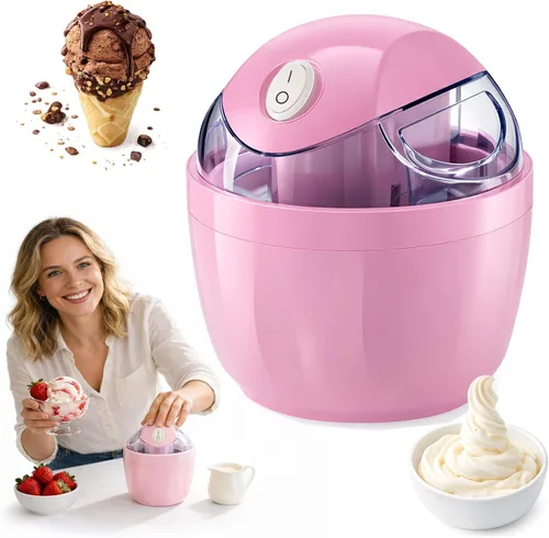 Vista 10 de Pequeña máquina para hacer helados, hace una sola porción de gelato, yogur congelado, sorbete y más postres de bricolaje con un solo toque en solo
