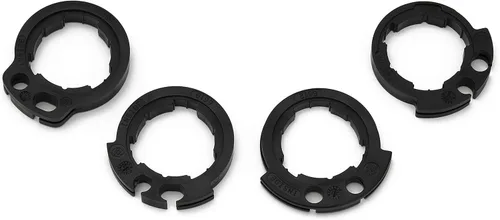 Vista 6 de Domino Racing D100 Lock On Grips para motocross Negro