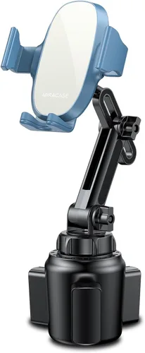 Vista 11 de Miracase Soporte para teléfono en el portavasos del coche, [Versión mejorada] Soporte para tazas de coche con cuello largo ajustable, soporte
