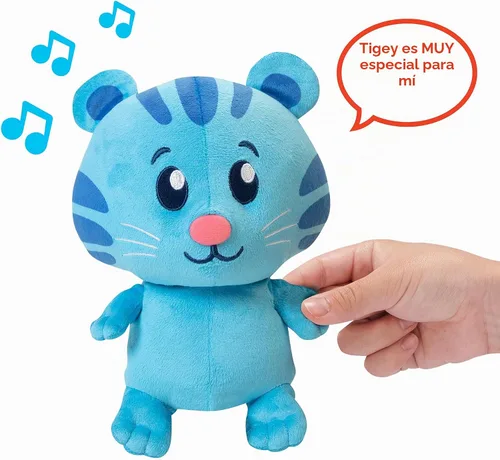 Vista 3 de JAKKS Pacific Peluche de Tigey de Daniel Tiger con sonido de 10.5 pulgadas de alto. Exclusivo de Amazon
