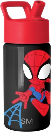 Vista 36 de Simple Modern DC Comics Batman - Botella de agua para niños con tapa con pajilla, vaso aislado de acero inoxidable de 14 onzas para niños, vaso a