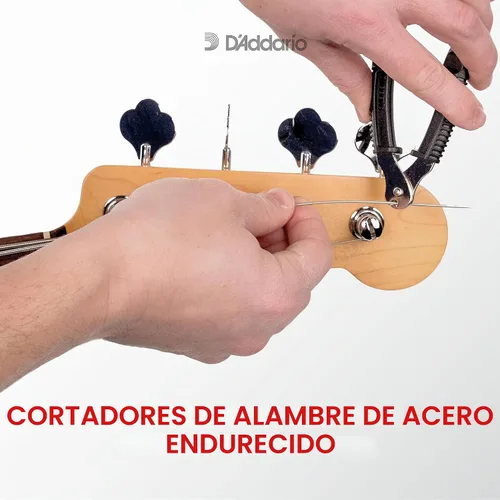 Vista 6 de Bobinadora y cortadora de cuerdas Planet Waves Pro-Winder, Negro Enrollador de clavijas con cortador incorporado y cortaúñas de acero