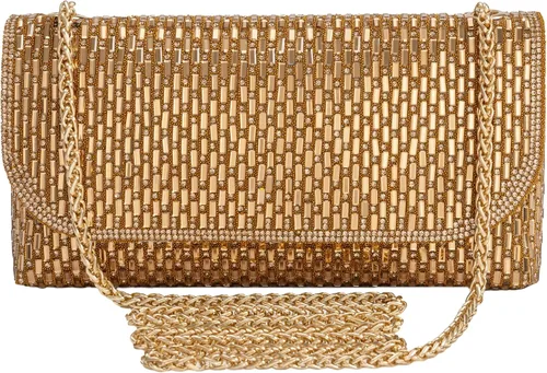 Vista 7 de Bolso de mano con diamantes de imitación con purpurina, bolsa de hombro formal para mujer, boda, cóctel, fiesta, graduación, caja de regalo