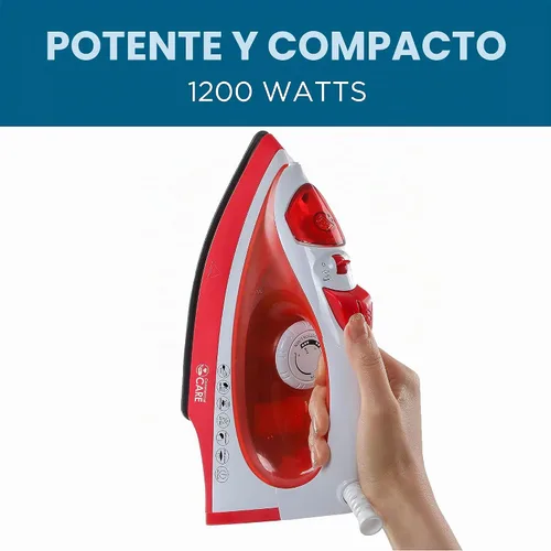 Vista 7 de Plancha de vapor Westinghouse para ropa, con tanque para 5 onzas de agua, Plástico Goma Metal, Verde, 1 Avanzado