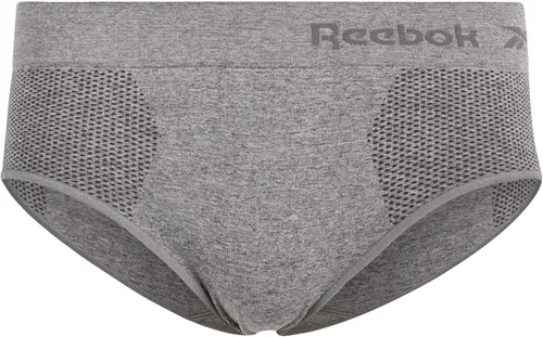 Vista 5 de Reebok - Pantaletas hipster (a la cadera) sin costuras para mujer (paquete de 5 unidades), S
