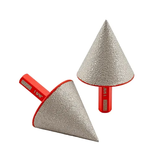 Vista 19 de DT-DIATOOL Brocas biseladas de diamante - Broca de corona de diamante de 4/5 pulgadas x 5/8"-11 rosca para agrandar, recortar, dar forma a agujeros
