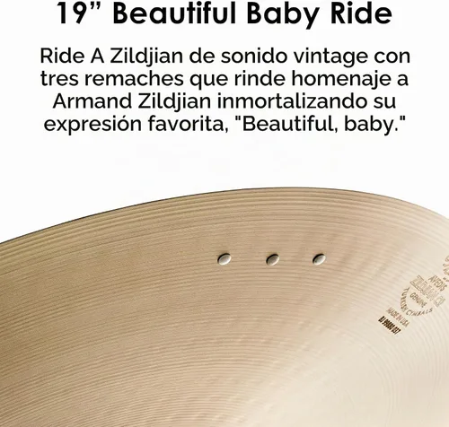 Vista 3 de Zildjian A0034 20" A Medium Ride Platillo