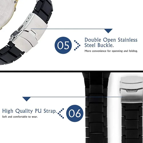 Vista 5 de FANMIS Reloj deportivo analógico digital 50M impermeable para hombre, reloj deportivo militar multifunción cronómetro alarma retroiluminación reloj