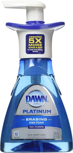 Vista 3 de Dawn Platinum - Espuma de limpieza para platos, kit de bomba y recarga de jabón para platos con aroma fresco a Rapids