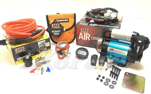 Vista 3 de Proper Spec Kit de compresor de aire Ultimate Wheeler ARB, desinflador de neumáticos E-Z y kit de bomba 4x4