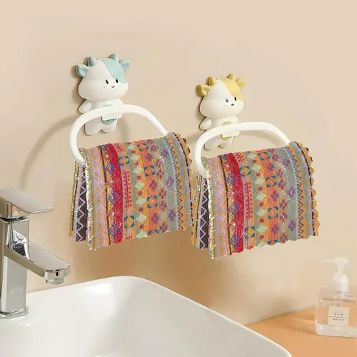 Vista 6 de CaTaKu Paños de cocina étnicos bohemios, paquete de 6 trapos reutilizables para lavar, paños de limpieza de microfibra, paños para secar la cocina