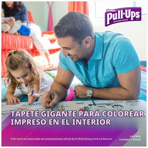 Vista 6 de Pull-Ups Learning Designs - Pantalones de entrenamiento para niñas, 2T-3T (18-34 libras), 25 unidades (el embalaje puede variar)