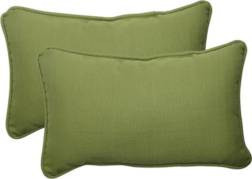 Vista 69 de Pillow Perfect Pompeya - Almohada lumbar grande para interiores/exteriores con relleno de felpa, resistente al clima y a la decoloración, lumbar