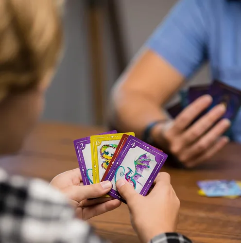 Vista 4 de Juego de Cartas de Dragones Mágicos - ¡Nuevo! - Captura de Cartas, Juego Familiar de Dragones Juegos de Cartas Divertidos para Adultos